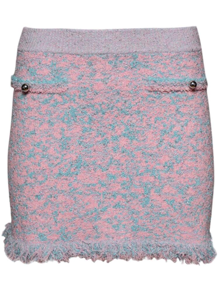 Rabanne tweed mini skirt - Pink Cover