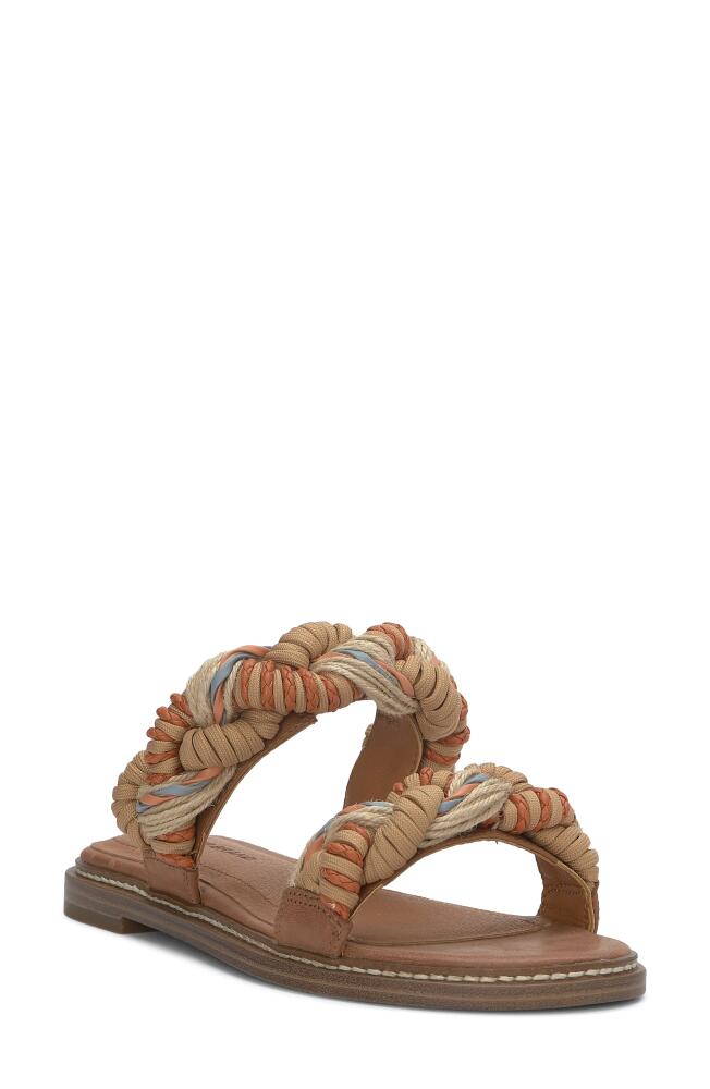 Lucky Brand Kabrina Slide Sandal in Sunset Multi Txlbrd Cover