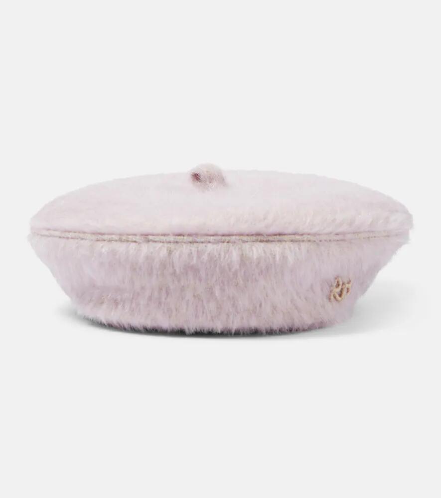 Ruslan Baginskiy Logo wool-blend beret Cover