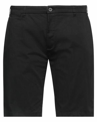 Yes Zee By Essenza Man Shorts & Bermuda Shorts Black Cotton, Elastane Cover