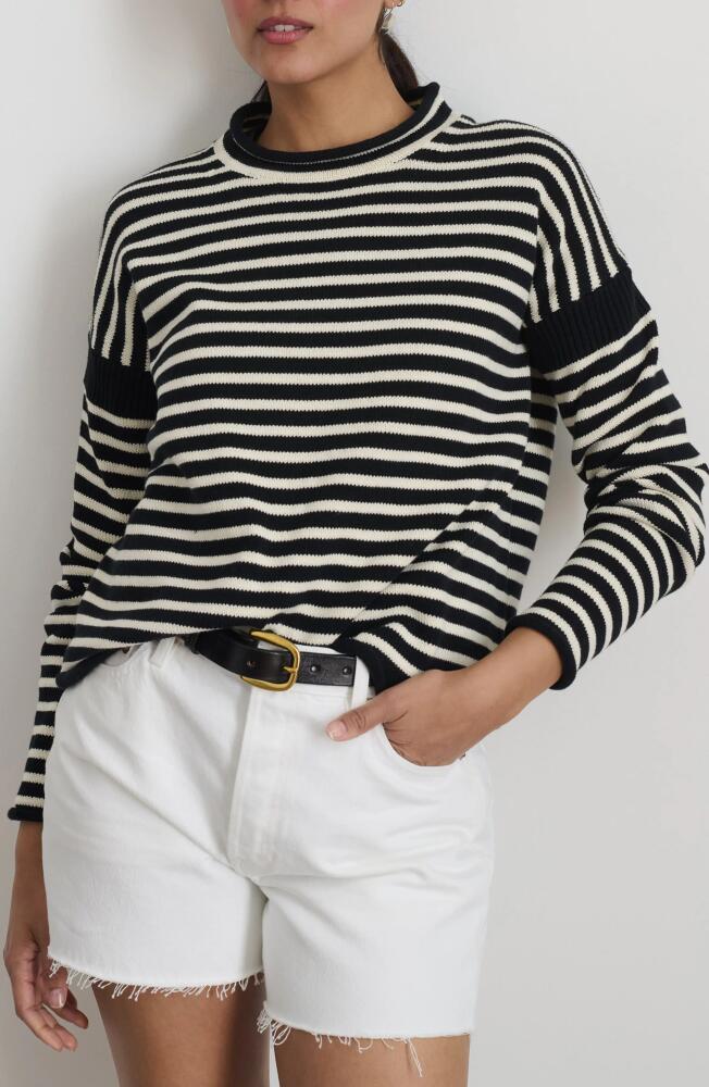 Alex Mill Mariner Stripe Sweater in Black/Ivory Cover