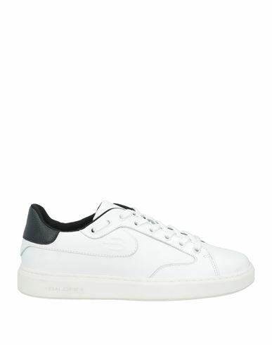 Baldinini Man Sneakers White Calfskin Cover