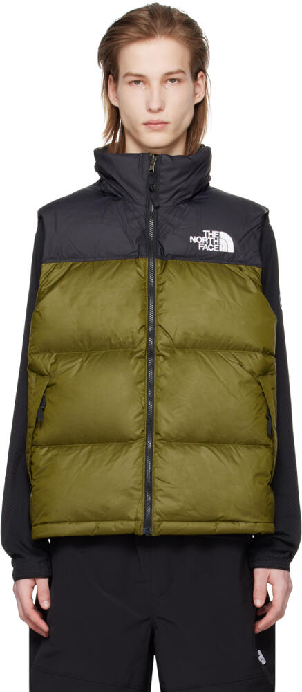 The North Face Khaki 1996 Retro Nuptse Down Vest Cover