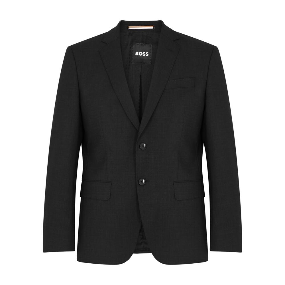 Boss Slim Stretch-wool Blazer - Grey Cover