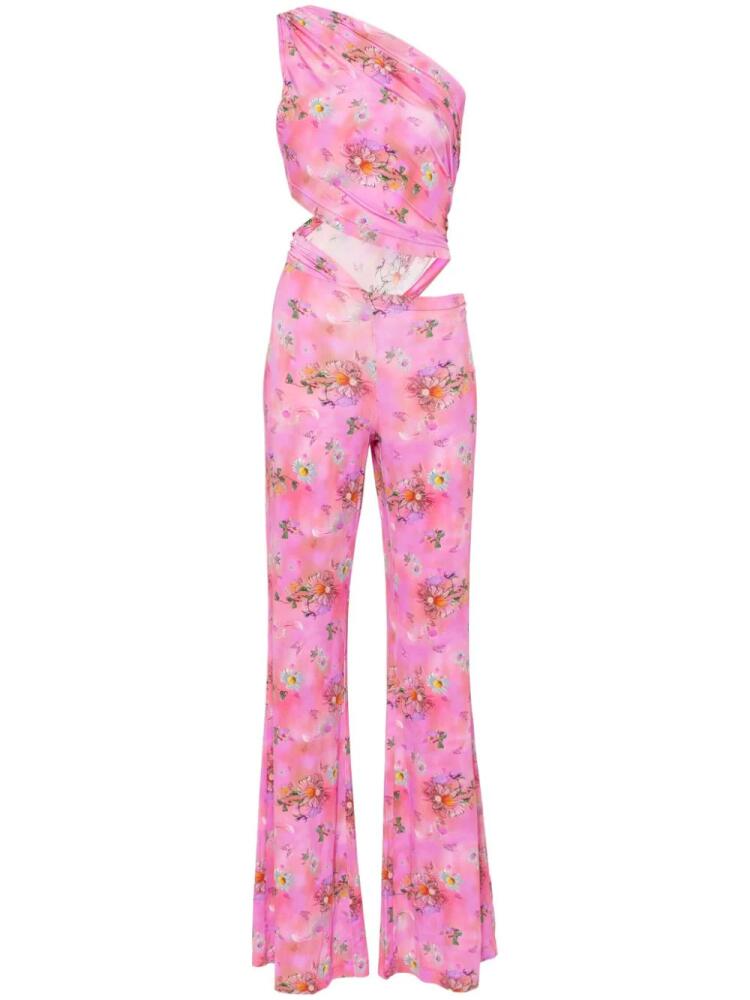 Margherita MACCAPANI Glam Sere floral-print jumpsuit - Pink Cover