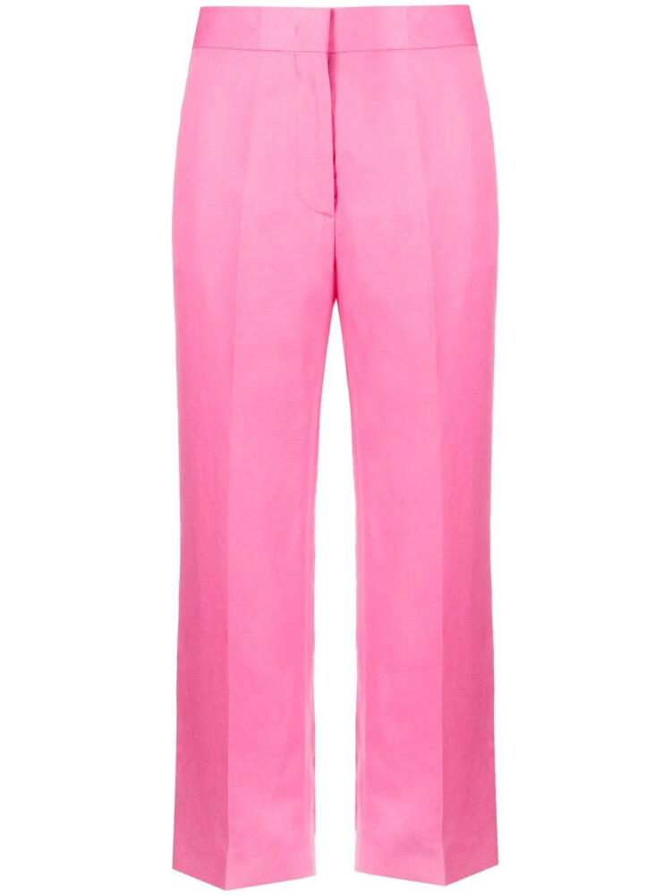 MSGM cropped tailored trousers - Pink Cover