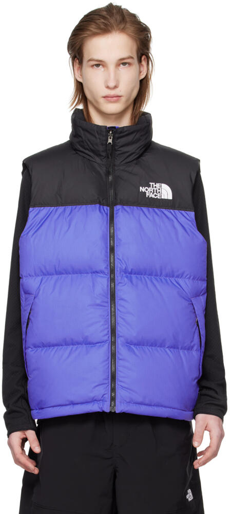 The North Face Blue 1996 Retro Nuptse Down Vest Cover