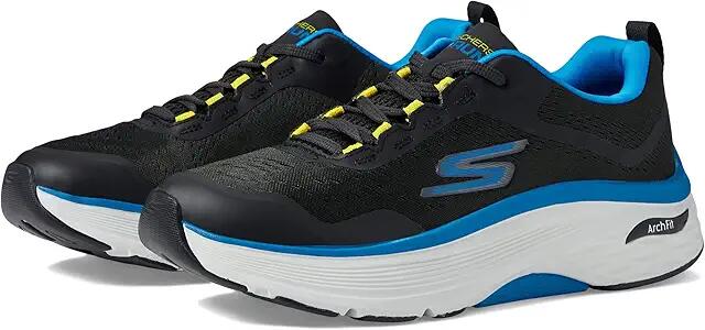 SKECHERS Max Cushioning Arch Fit - 220196 (Black/Blue) Men's Shoes Cover