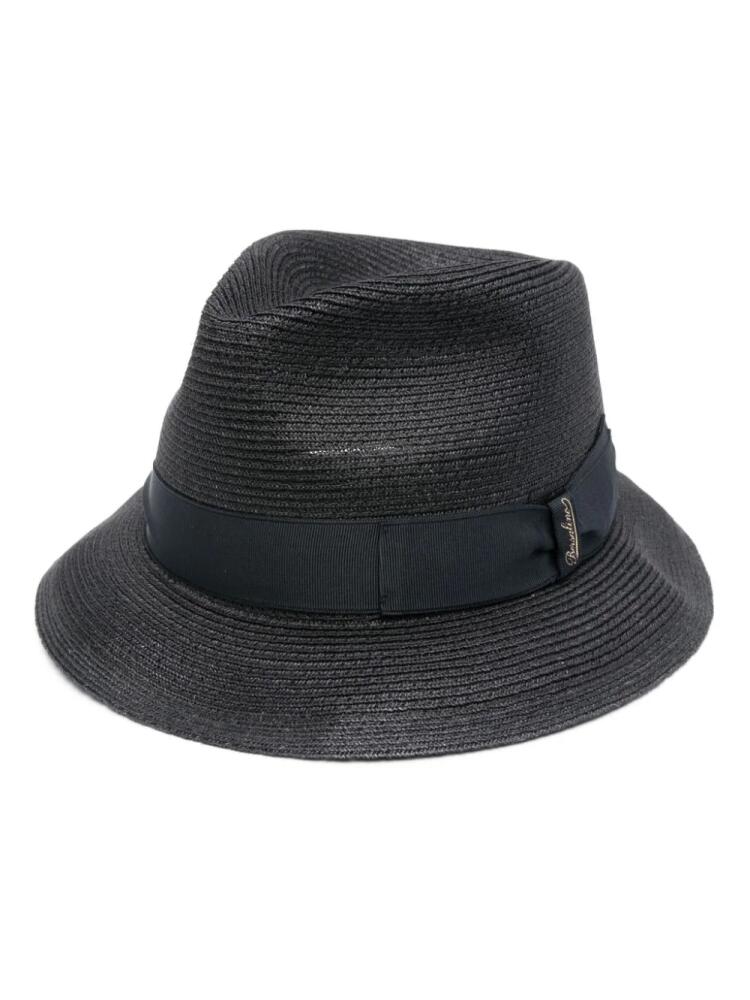 Borsalino Jules hemp hat - Blue Cover