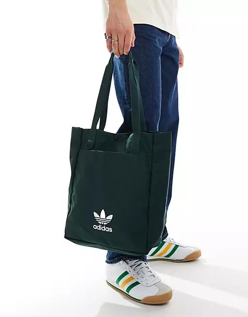 adidas Originals Simple tote bag in dark green Cover