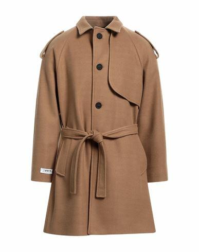 Berna Man Coat Camel Polyester Cover