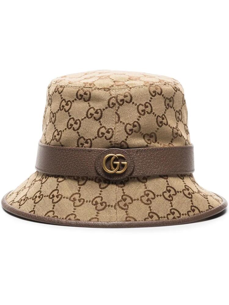 Gucci GG Supreme bucket hat - Brown Cover