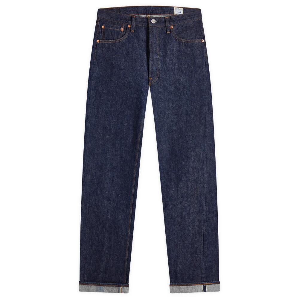 orSlow Men's 1966 Standard Denim Jeans in One Wash Cover