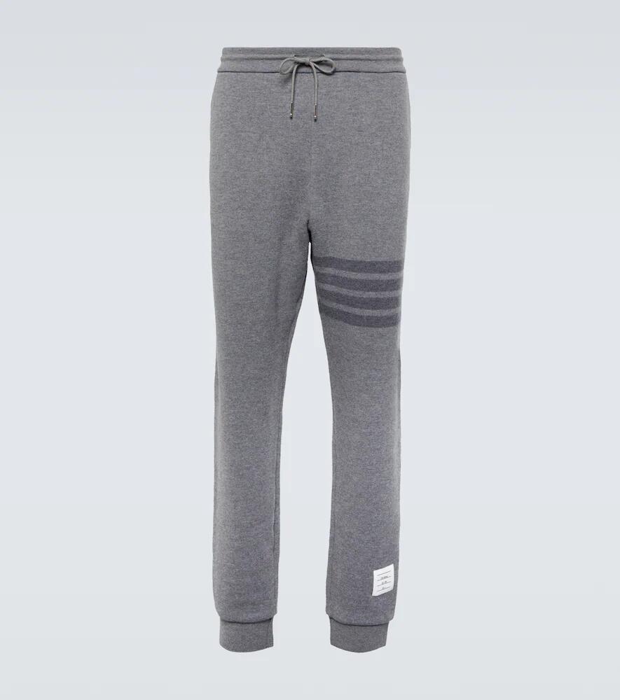 Thom Browne 4-Bar wool-blend sweatpants Cover