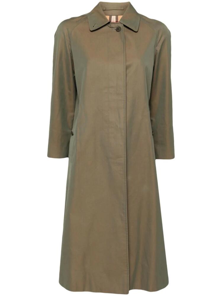 Burberry Pre-Owned 1990-2000 single-breasted trench coat - Green Cover