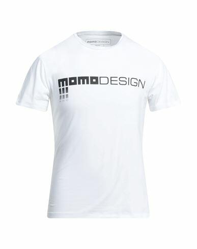 Momo Design Man T-shirt White Cotton, Elastane Cover