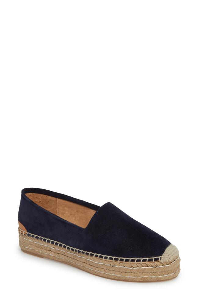 patricia green Abigail Espadrille Slip-On in Navy Leather Cover