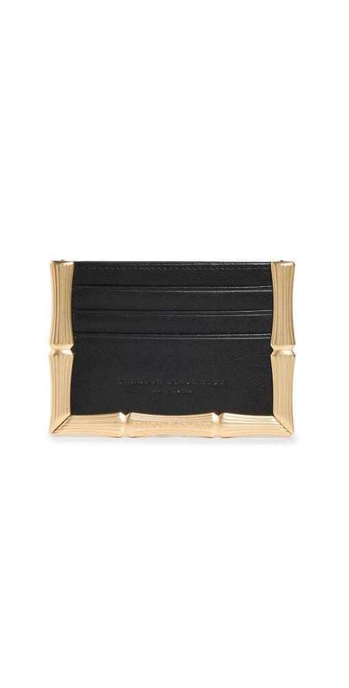 Brandon Blackwood Bamboo Card Holder Black Cover