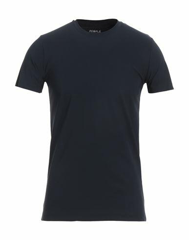 People Of Shibuya Man T-shirt Midnight blue Polyamide, Elastic fibres Cover