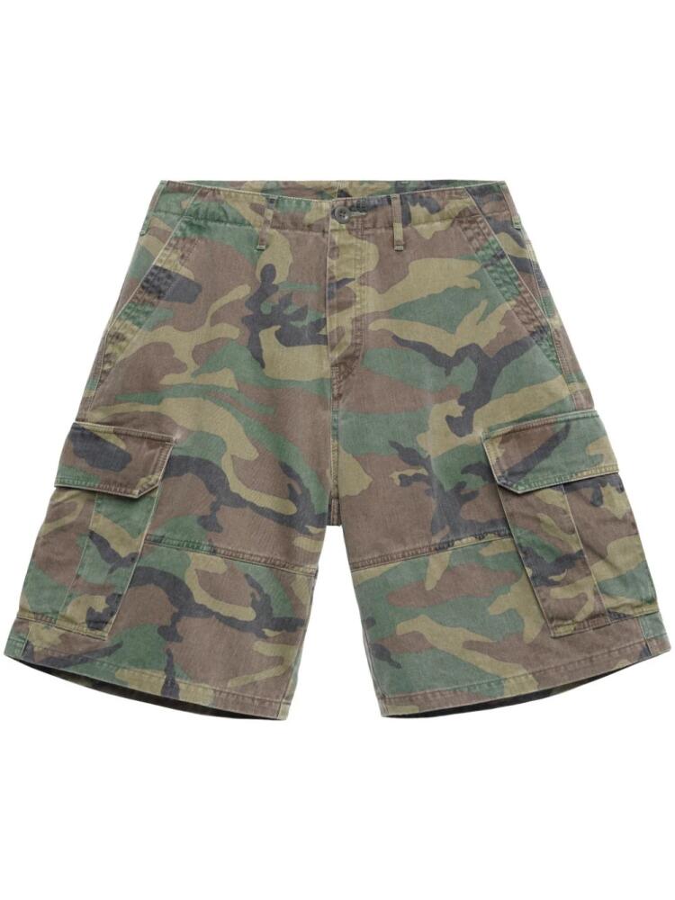 John Elliott Southport camouflage-print shorts - Brown Cover