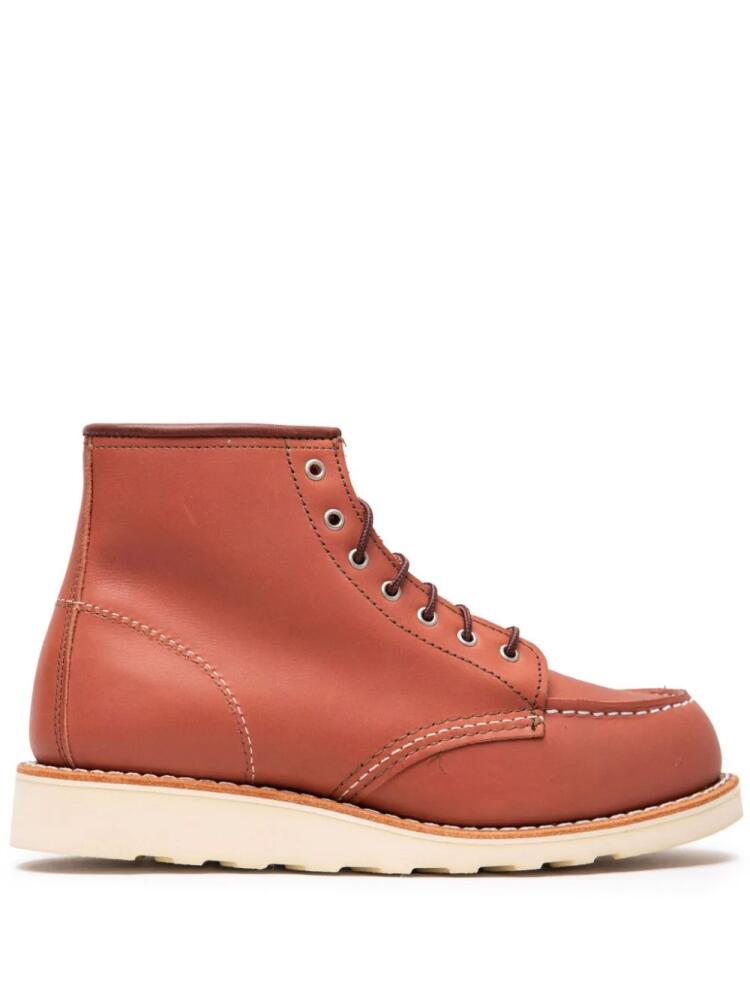 Red Wing Shoes moc toe Legacy boots - Brown Cover