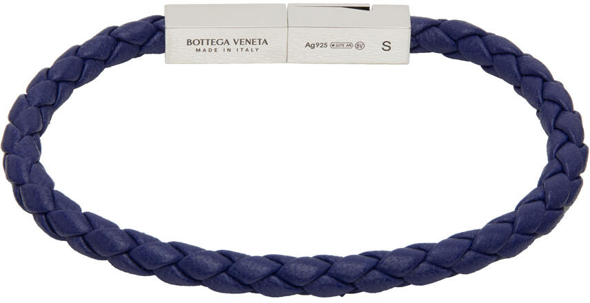 Bottega Veneta Blue Braided Bracelet Cover