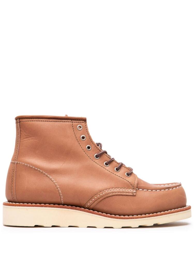 Red Wing Shoes moc toe Legacy boots - Brown Cover