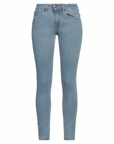 Giulio Corsari Woman Jeans Blue Cotton, Elastane Cover