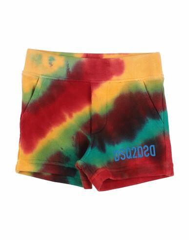 Dsquared2 Newborn Shorts & Bermuda Shorts Red Cotton Cover