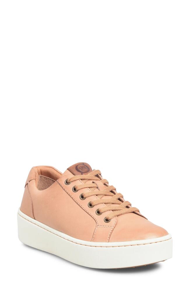 Børn Mira Platform Sneaker in Natural Leather Cover