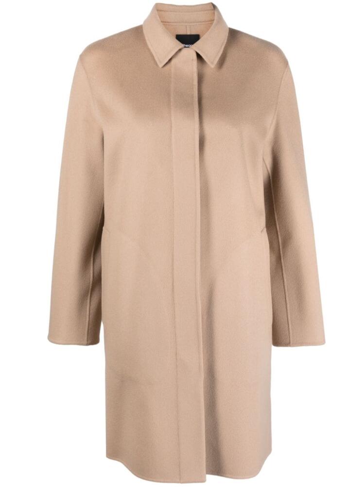 Theory Palomino wool-blend coat - Neutrals Cover