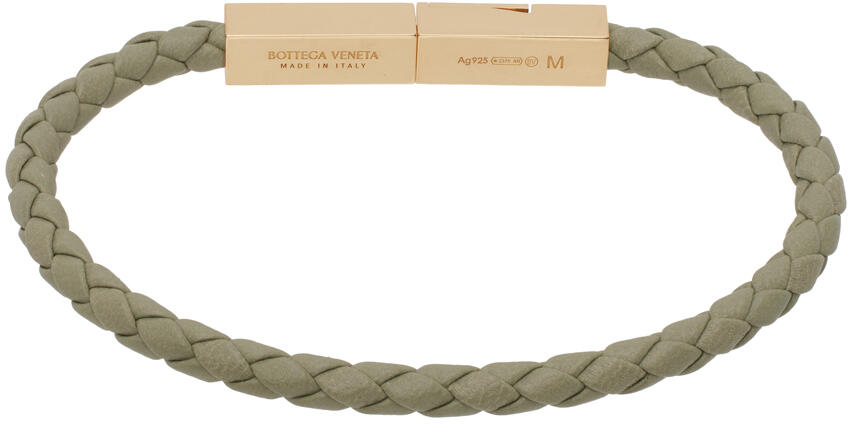 Bottega Veneta Green Braided Bracelet Cover