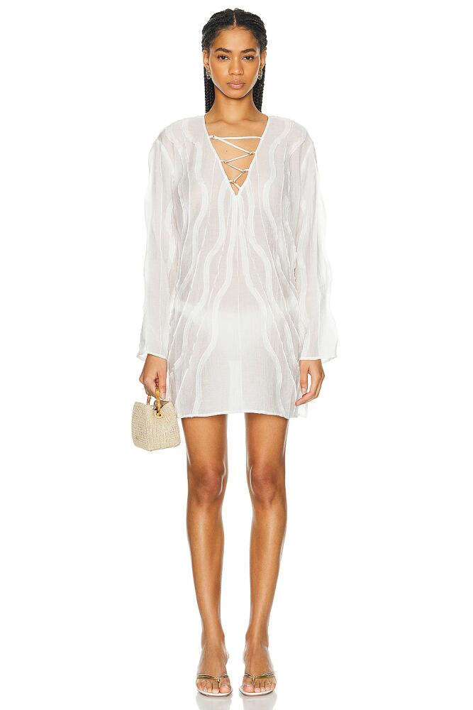 Cult Gaia Shemariah Coverup Dress in White Cover