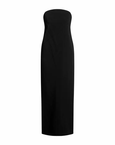 Sportmax Woman Maxi dress Black Viscose, Elastane Cover