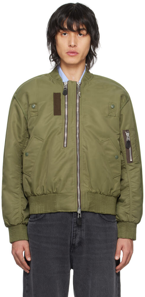 EYTYS Green Penn Bomber Jacket Cover