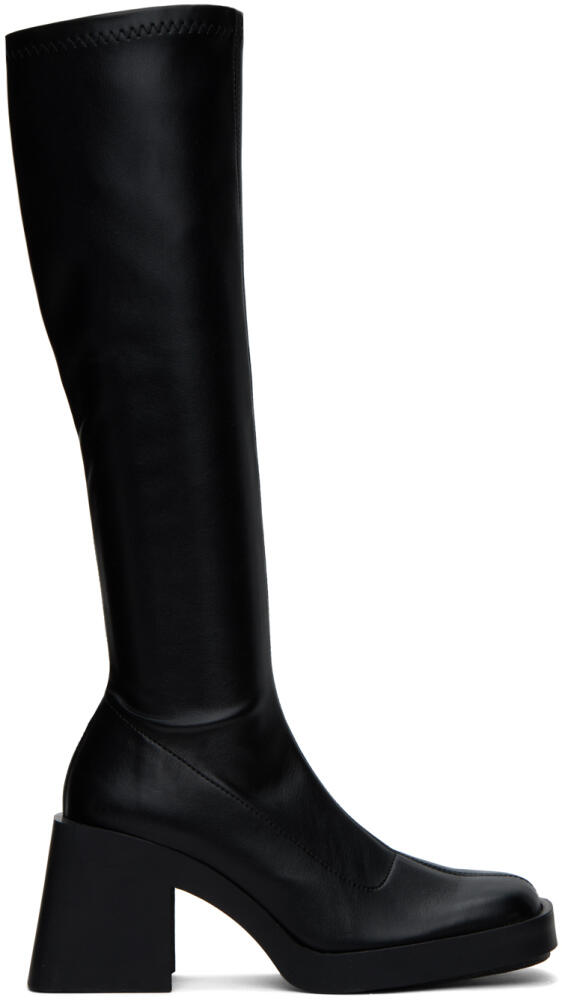 Justine Clenquet Black Chloe High Boots Cover