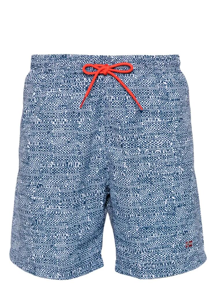 Napapijri printed swim shorts - Blue Cover