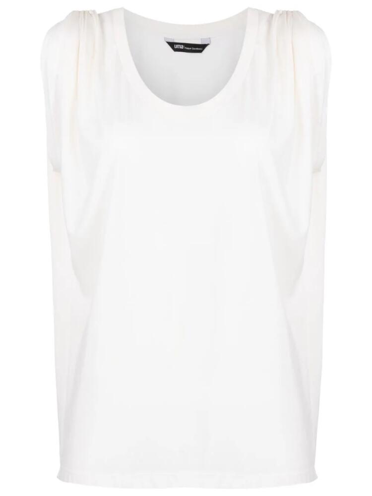 Uma | Raquel Davidowicz U-neck sleeveless top - White Cover