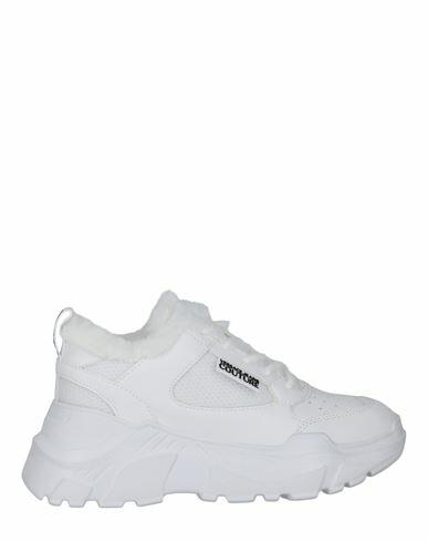 Versace Jeans Speedtrack Sneakers Woman Sneakers White Polyurethane, Polyester Cover