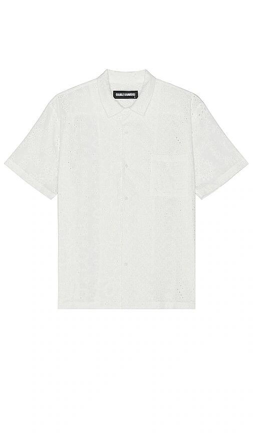 DOUBLE RAINBOUU Hawaiian Shirt in White Cover