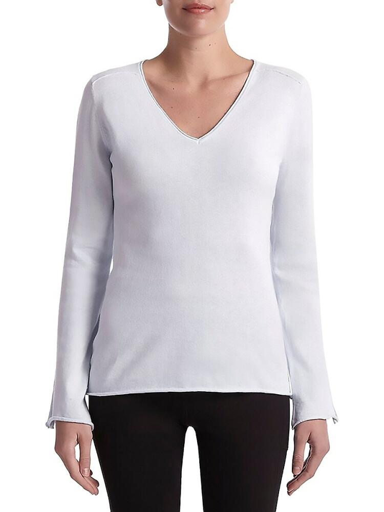 Capsule 121 Women's Dream V Neck Sweater - Soft Blue Cover