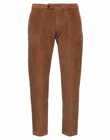 Gabardine Man Pants Camel Cotton, Elastane Cover