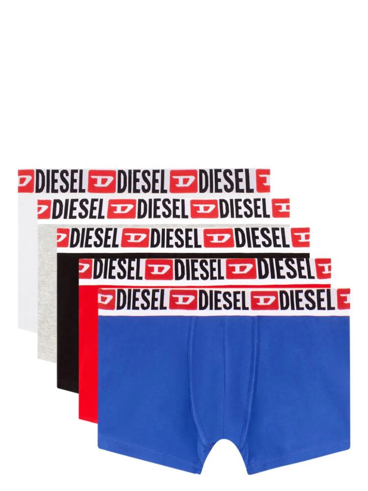 Diesel cotton boxer briefs (pack of five) - Blue Cover