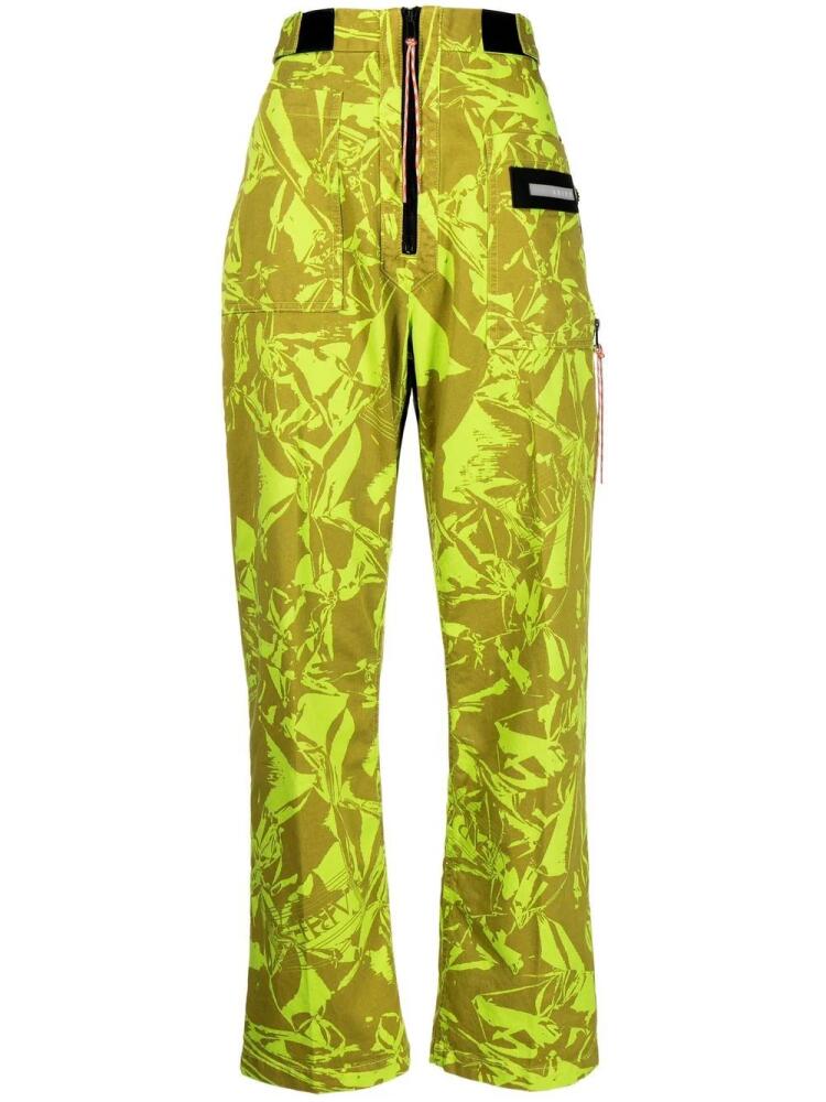 Aries camouflage-print walking trousers - Green Cover