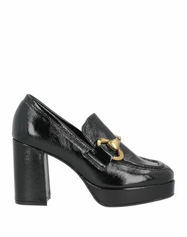 Carmens Woman Loafers Black Soft Leather Cover