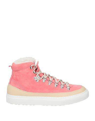 Diemme Woman Sneakers Pink Leather, Shearling Cover