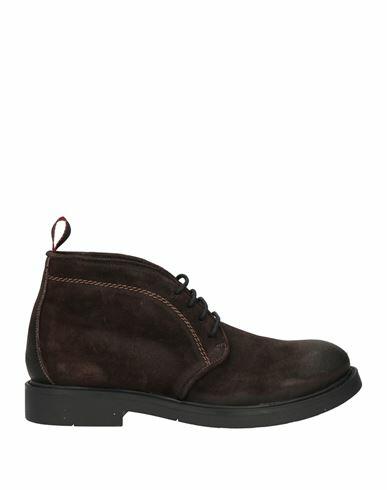 Jp/david Man Ankle boots Dark brown Soft Leather Cover