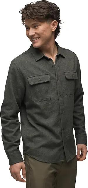 Prana Westbrook Flannel Shirt Slim Fit (Evergreen) Men's Clothing Cover