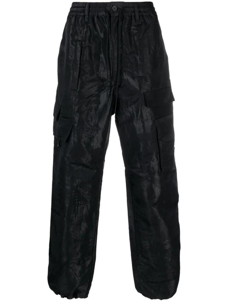 Y-3 jacquard ripstop cargo trousers - Black Cover