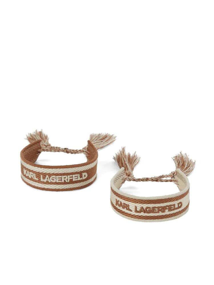 Karl Lagerfeld Essential bracelet (set of two) - Brown Cover